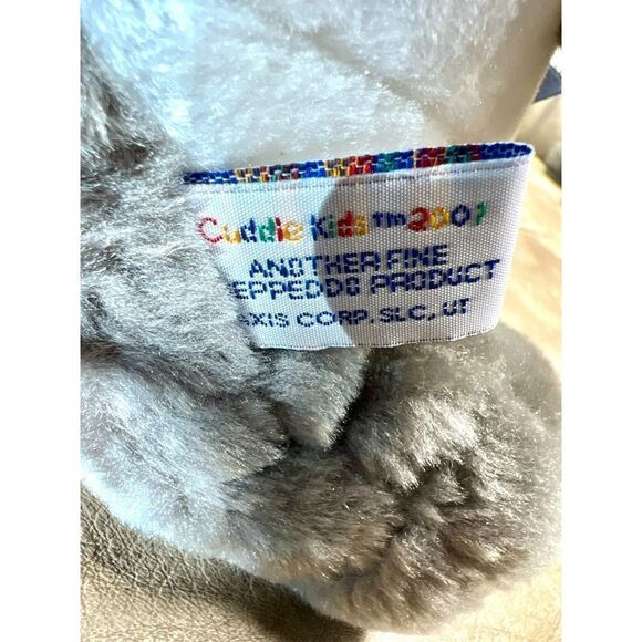 Cuddle Kids Vintage 2001 Aaron Elephant Stuffed Animal Plush Toy NWT - Picture 3 of 5